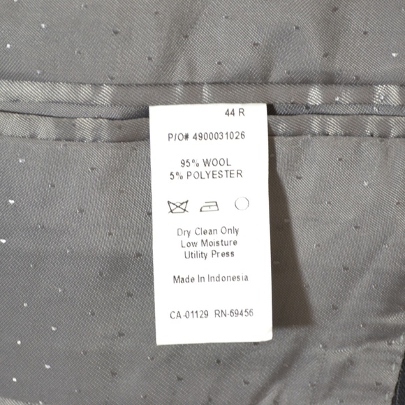 Calvin Klein 44R Sport Coat Blazer Suit Jacket - Picture 7 of 8